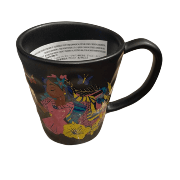 Disney Parks Encanto Flowers Isabela Black Coffee 11oz Mug New