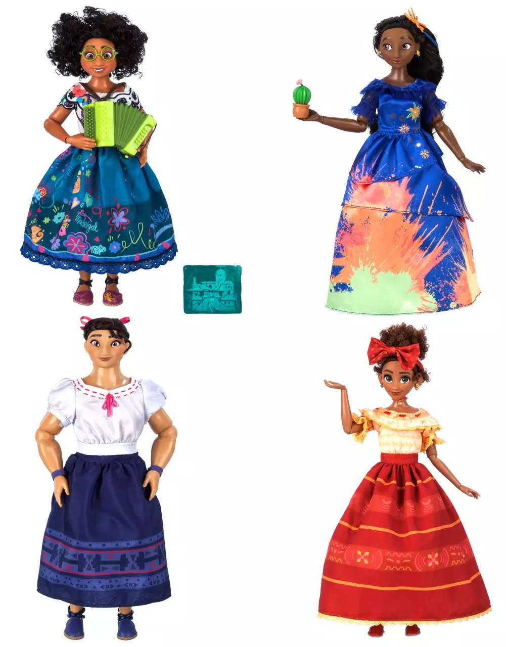 Disney Parks Encanto Luisa Mirabel Isabela Dolores Madrigal Doll Gift Set New