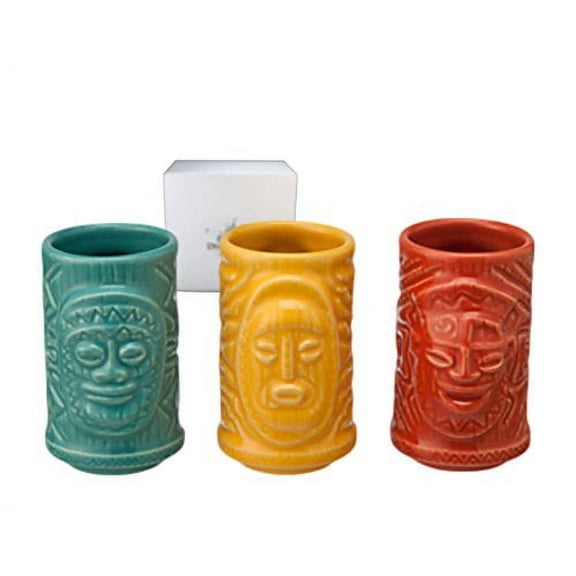 Disney Parks Enchanted Tiki Room Shot Glasses Set of 3
