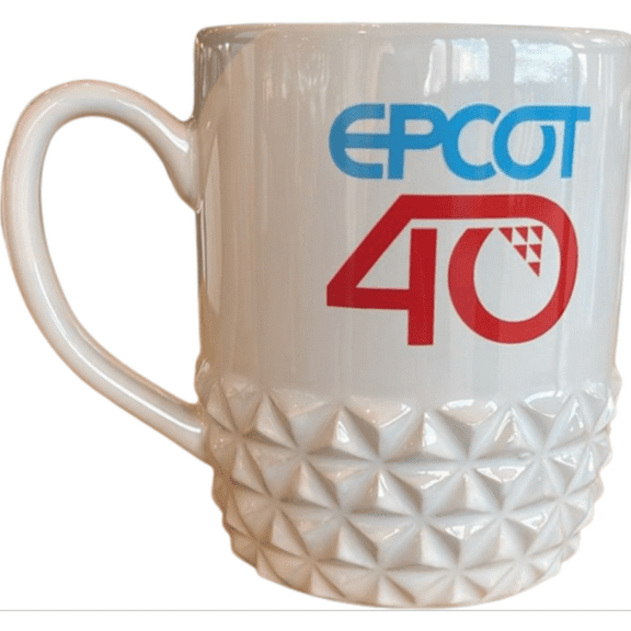 Disney Parks Epcot 40th Anniversary Figment Ceramic Coffee Mug New