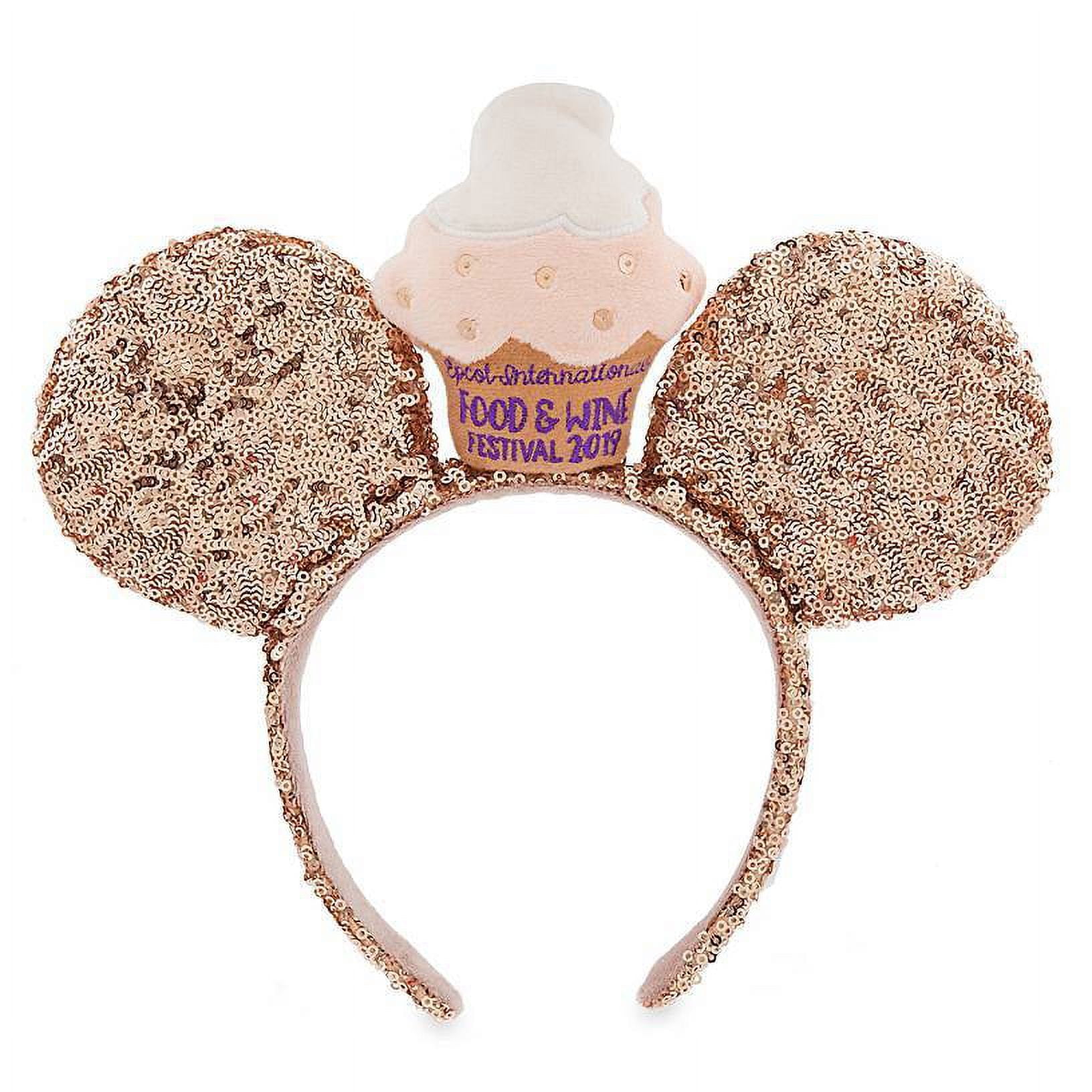 Disney Parks Epcot Food and Wine Festival 2019 Ear Headband Mickey Mouse Cupcake Epcot Food & Wine Ears Disney Parks  main image 2