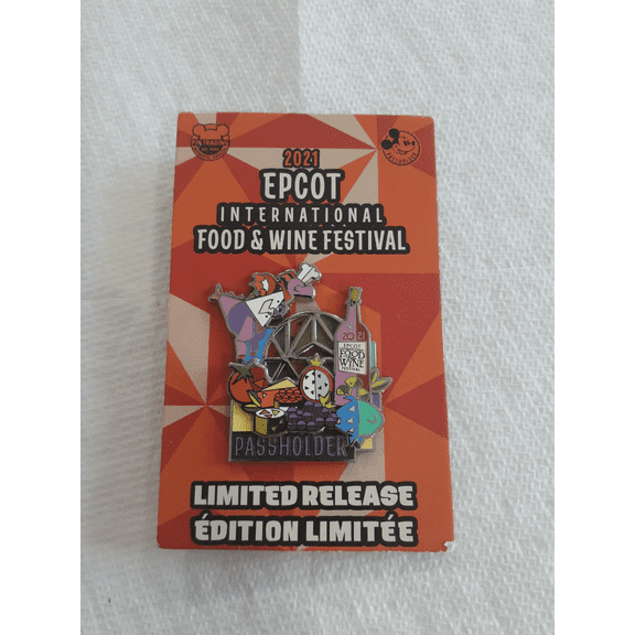 Disney Parks Epcot Food and Wine Passholder Pin PB1B13