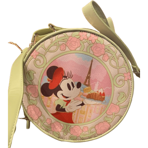Disney Parks Epcot France Minnie Mouse Eiffel Tower Purse Crossbody Bag New Tag