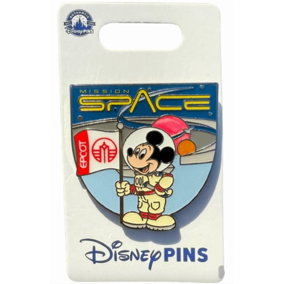 Disney Parks Epcot Mickey Mission Space Pin New with Card