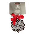 thumbnail image 1 of Disney Parks Epcot Norway Snowflake Metal Christmas Ornament New With Tag, 1 of 3