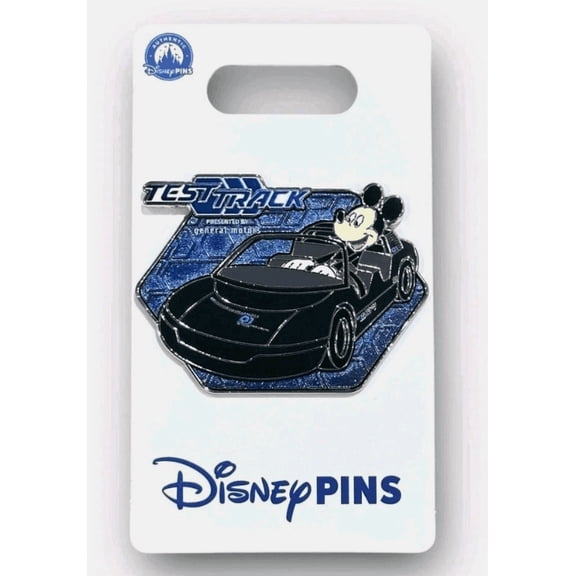 Disney Parks Epcot Test Track Ride Open Edition Pin New With Card