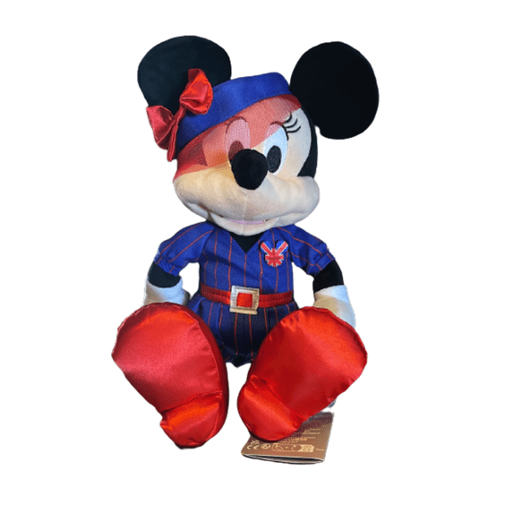 Disney Parks Epcot United Kingdom London Minnie Mouse Plush Toy New With Tag