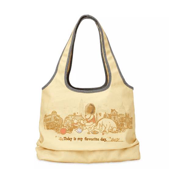 Disney Parks Epcot United Kingdom Winnie the Pooh and Pals Classic Tote New