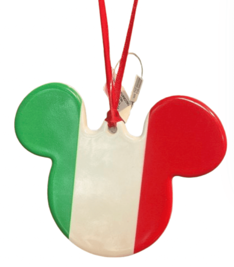 Disney Parks Epcot World Showcase Italy Mickey Icon Disc Ornament New ...