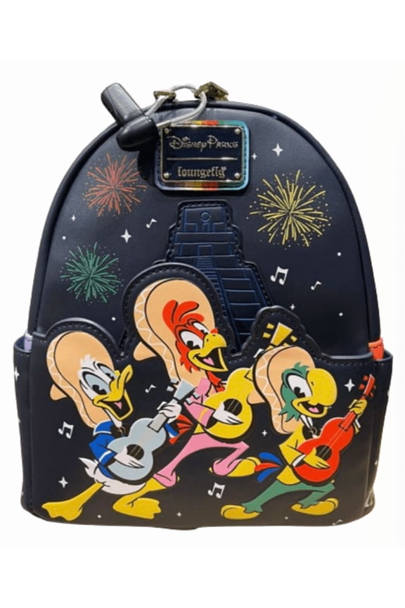 Parks Epcot by Loungefly Unisex Mini Backpack, Multicolor