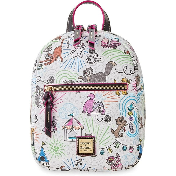 Disney Parks Exclusive Dooney & Bourke Backpack Sketch Cats