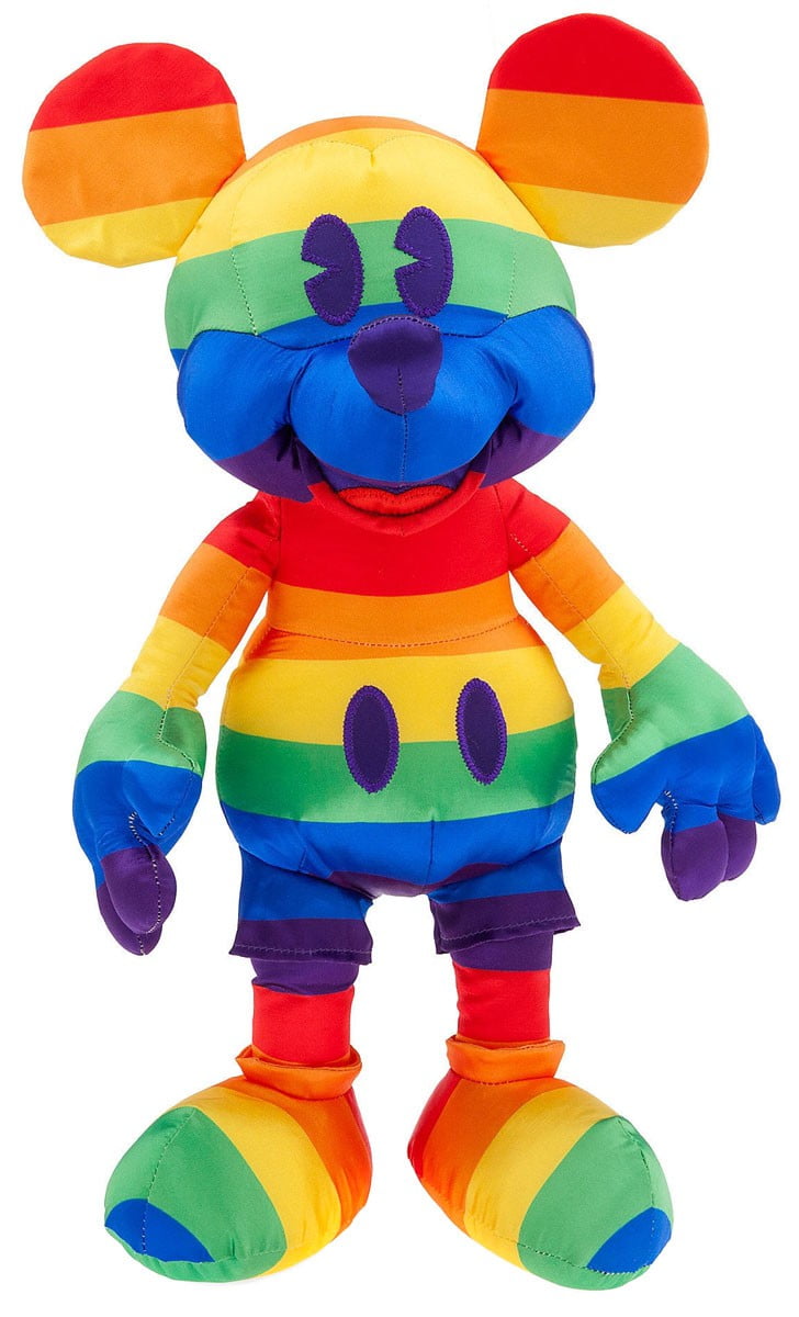 Disney Parks Exclusive Rainbow Pride Mickey Mouse 15 Plush