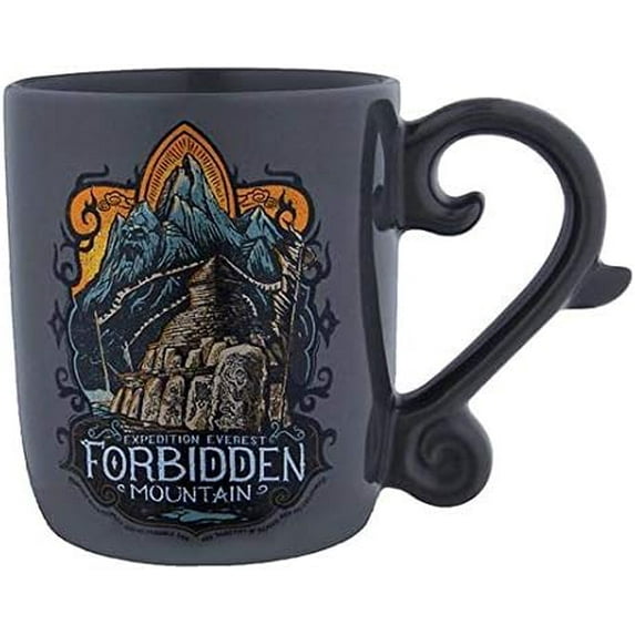 Disney Parks Expedition Everest Ceramic Coffee Mug, Gray, 13 oz
