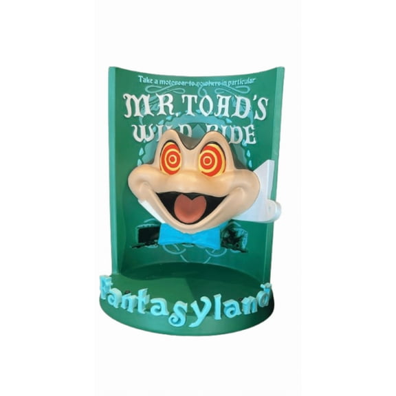 Disney Parks Fantasyland Light Up Mr. Toad's Wild Ride Figurine Statue New Box