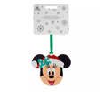 thumbnail image 1 of Disney Parks Festive Minnie Santa Ceramic Christmas Ornament New With Tag, 1 of 3