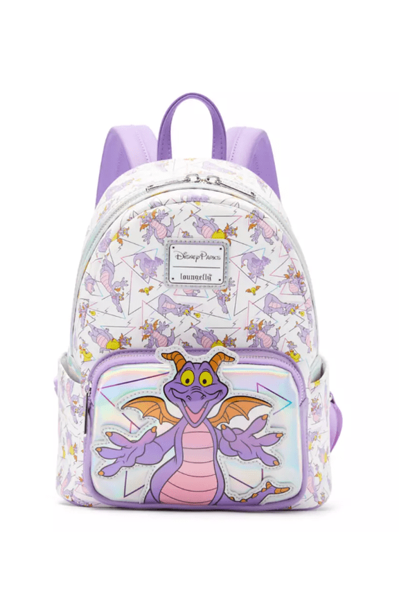 Parks Loungefly Mini Backpack - Figment Allover Print - Iridescent