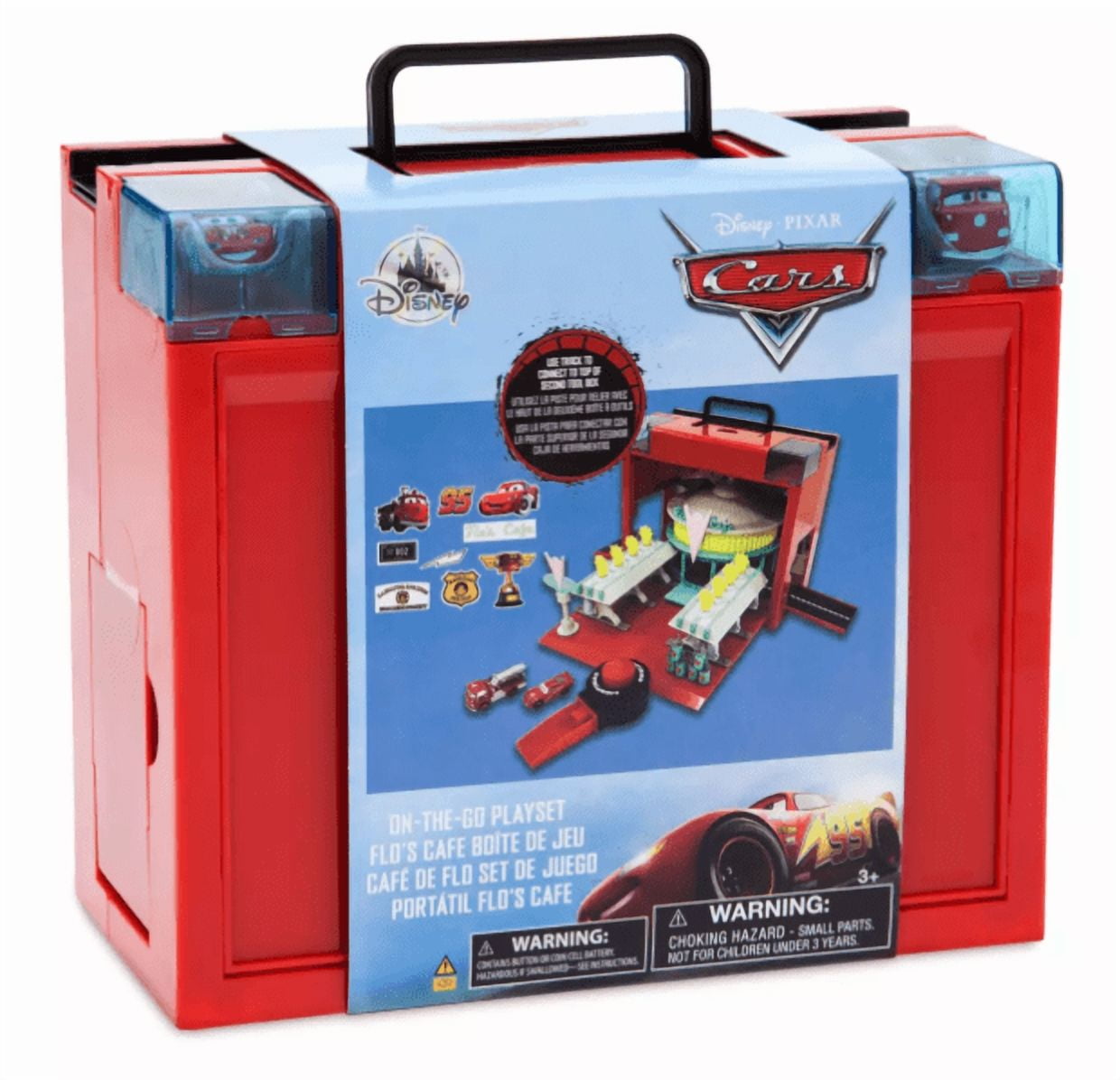 Disney Parks Flo's V8 Cafe On-the-Go Play Set – Cars Play Set Toy