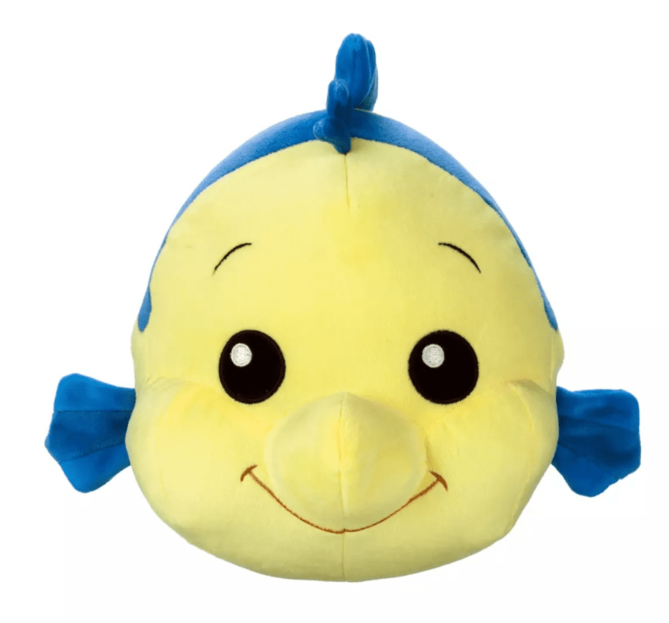 Disney Parks Flounder Small Soft Toy Plush, The Little Mermaid New With ...