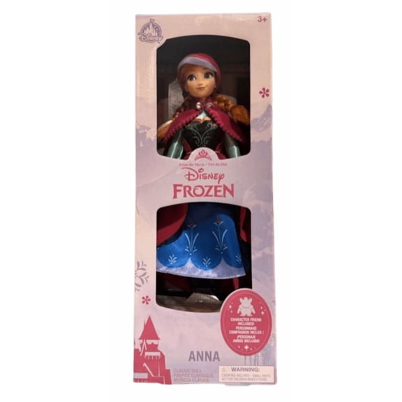 Disney Parks Frozen Anna Princess Classic Doll Character Friend Toy New With Box