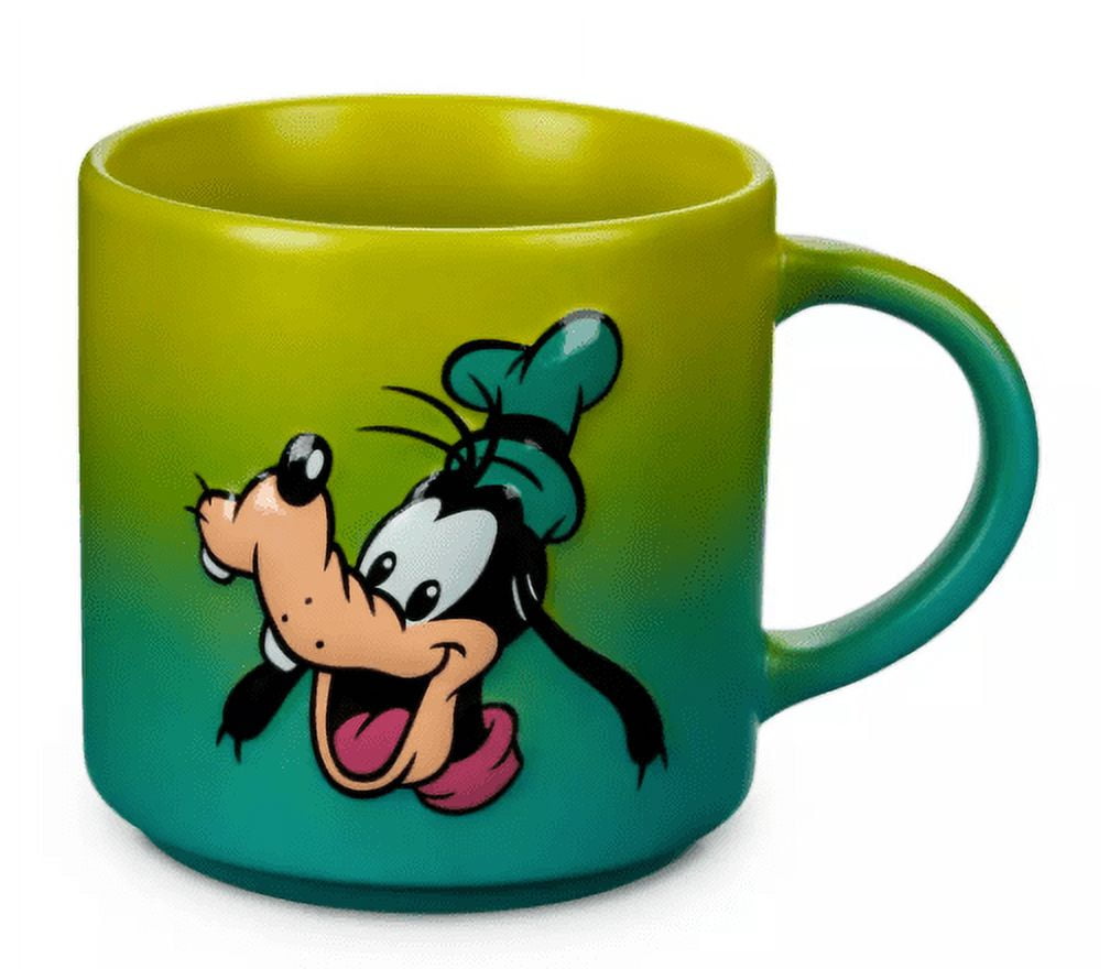 Goofy Goddisney Mickey & Goofy Ceramic Mug With Spoon - Bone China Water  Cup