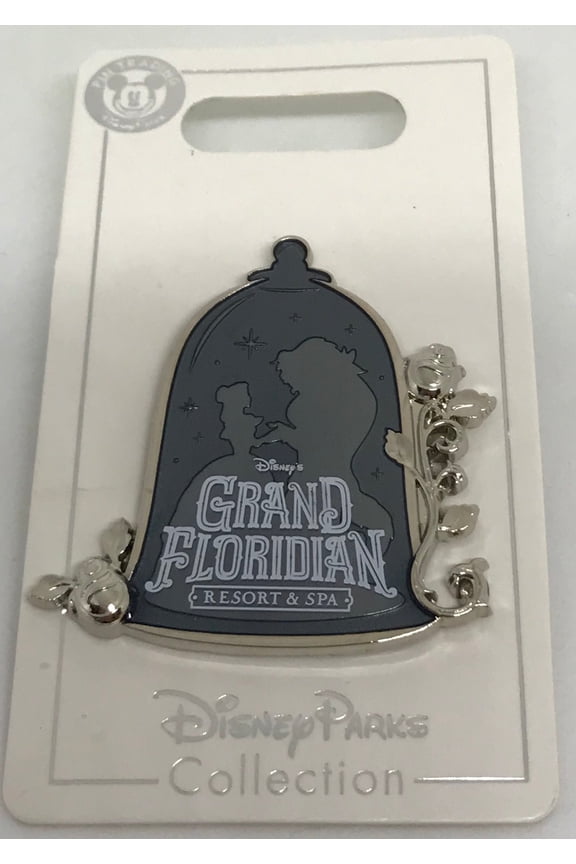 Parks Grand Floridian Beauty and the Beast Pin New with Card