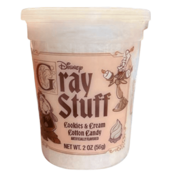 Disney Parks Gray Stuff Cookies & Cream Cotton Candy New Sealed