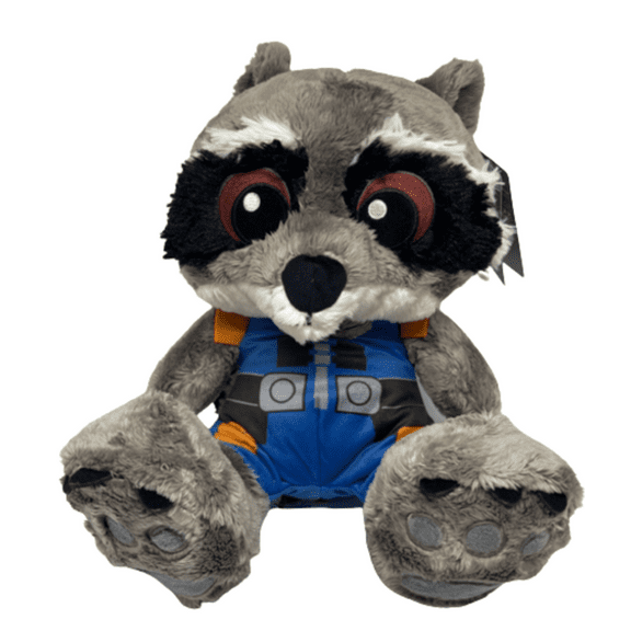 Disney Parks Guardians of Galaxy Rocket Big Feet Plush New with Tag