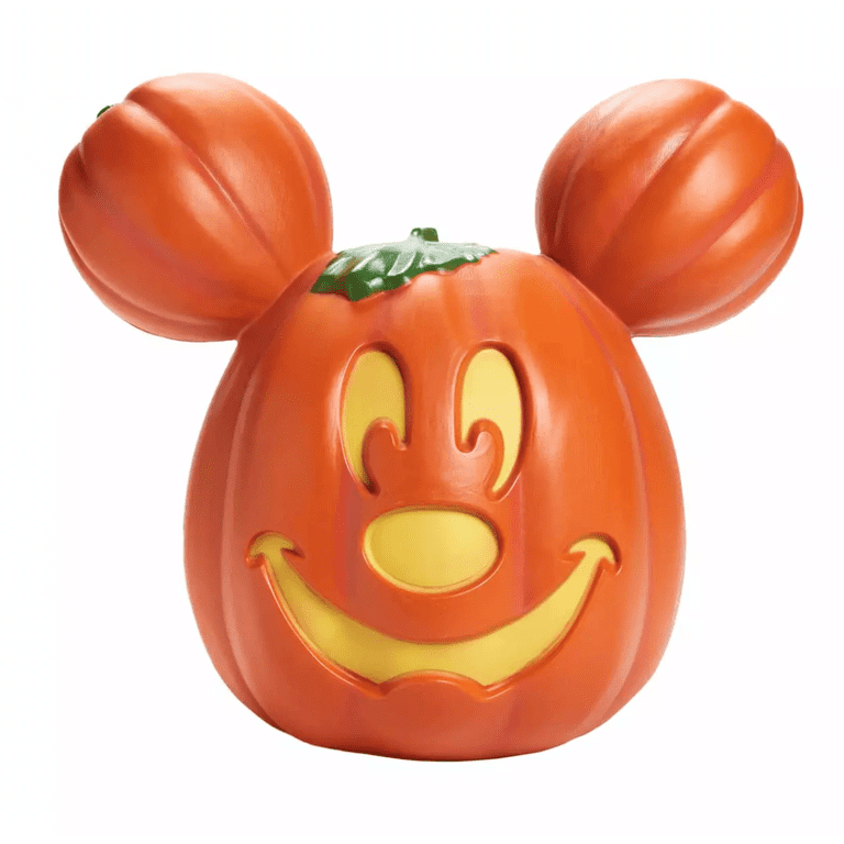 Disney Parks Decor Mouse Fall - Large Mickey Pumpkin Light Up
