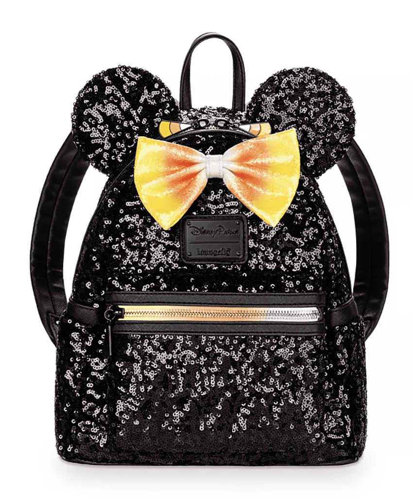 Disney Parks Halloween Minnie Mouse Sequin Mini Backpack 