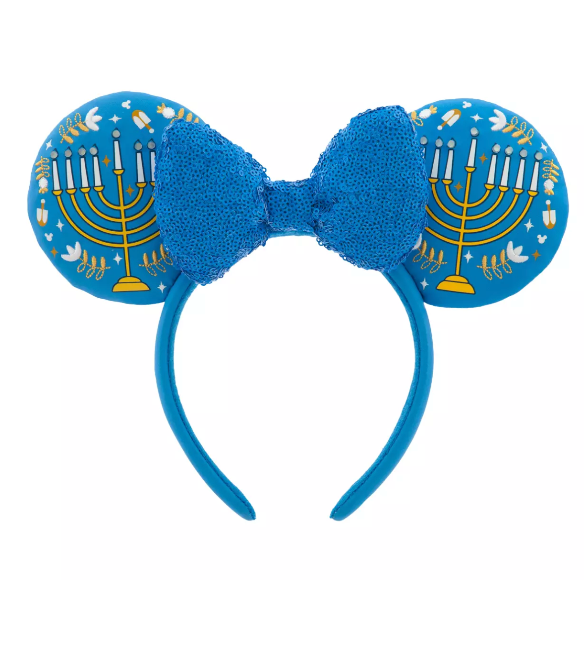 Disney Parks Hanukkah LightUp Ear Headband for Adults New with Tag