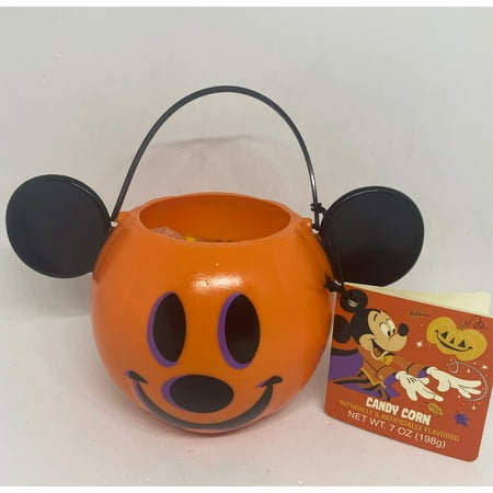 Disney Parks Happy Halloween 2021 Mickey Pumpkin Candy Corn Bowl New with Tag