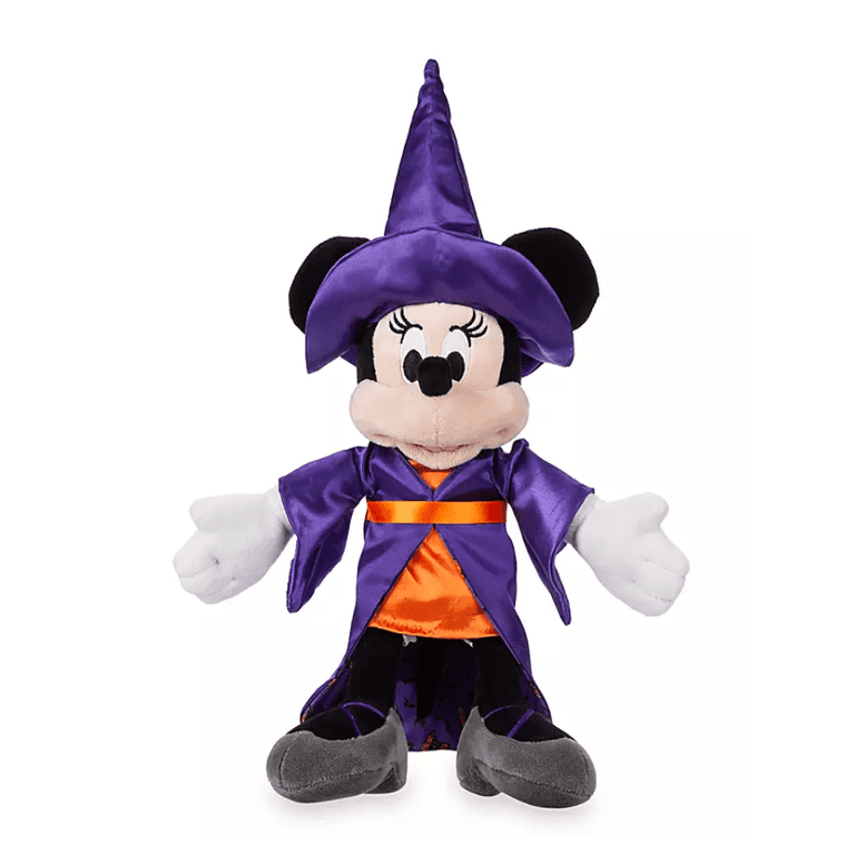 Disney Parks Happy Halloween Minnie Mouse Witch Plush New with