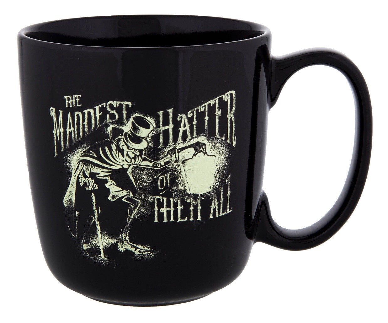 Disney Parks Haunted Mansion Hatbox Ghost Ceramic Coffee Mug New