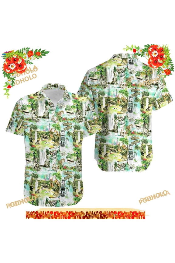 Disney Parks Hawaiian Shirt, Mickey Summer Shirt