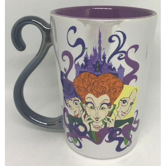 Disney Parks Hocus Pocus Sanderson Sisters Binx Cat Halloween Coffee Mug New