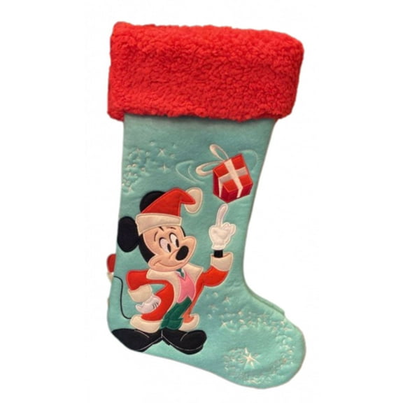 Disney Parks Holiday Christmas Mickey Mouse Stocking New With Tag