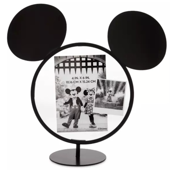 Disney Parks Home Collection Metal Black Matte Icon Photo Frame New with Tag