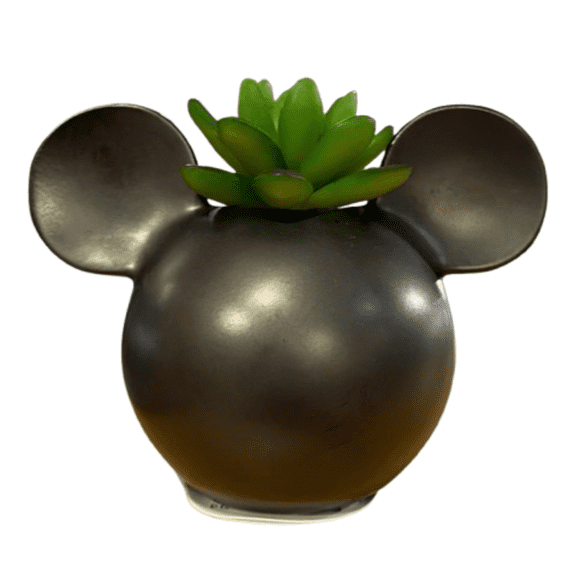 Disney Parks Home Collection Mickey Mouse Mini Planter Succulent New With Tag