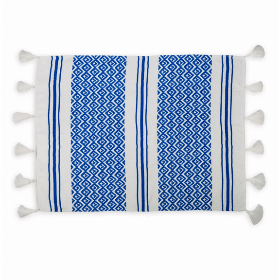 Disney Parks Homestead Blue Mickey Icons Throw New with Tag