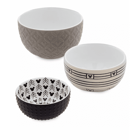 Disney Parks Homestead Mickey Icon Kitchen Nesting Bowls Set of 3 New with Tag