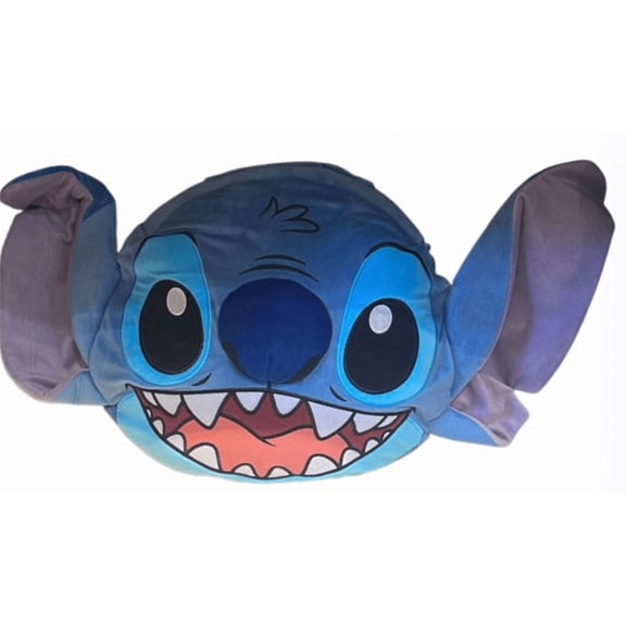 Disney Parks Lilo & Stich Face Cushion Pillow New with Tag