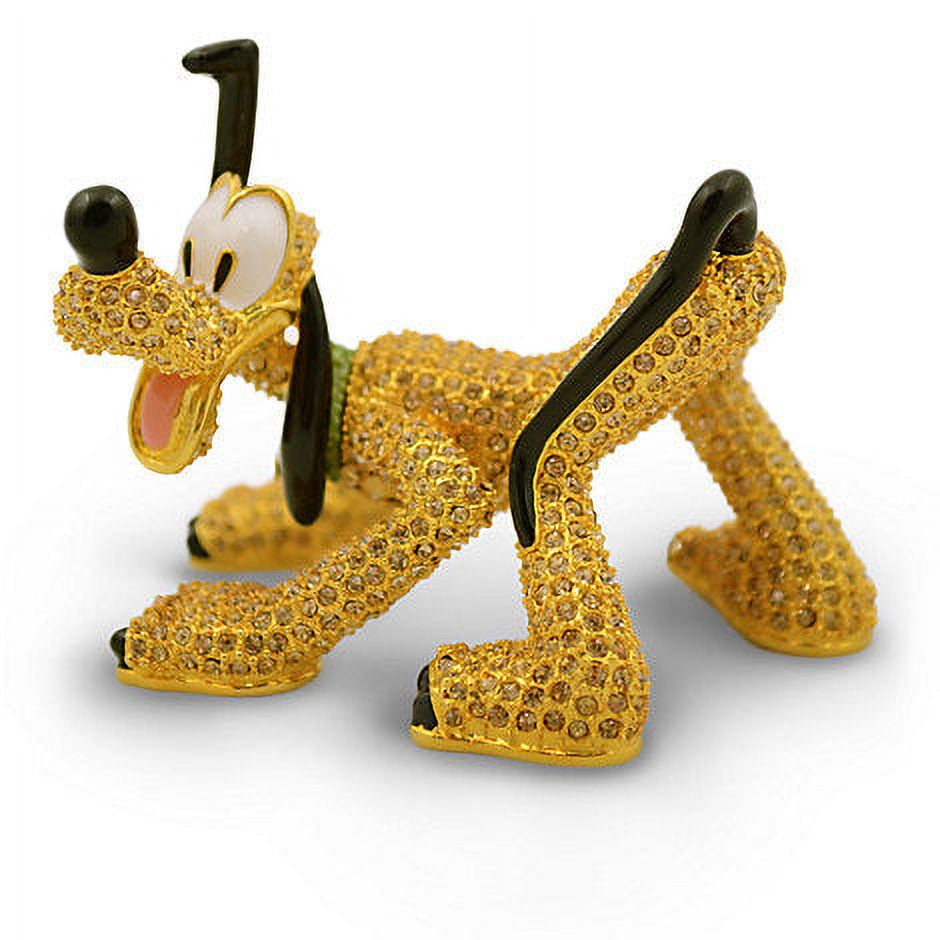 Disney Parks Limited Edition Pluto Jeweled Figurine by Arribas