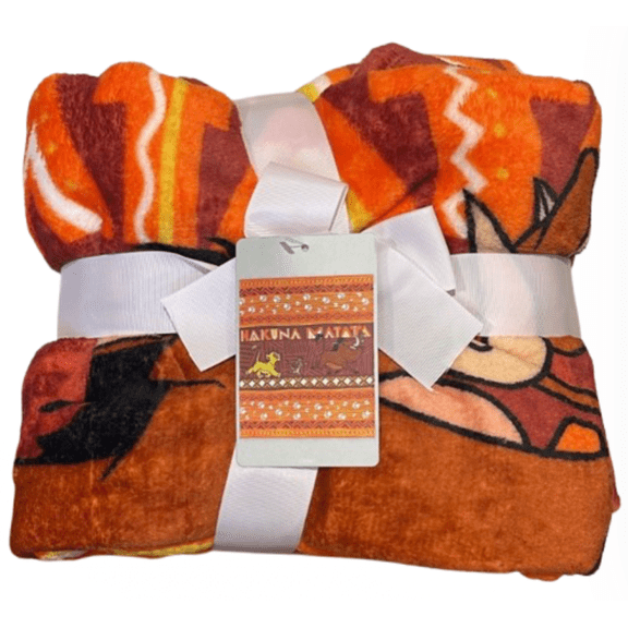 Disney Parks Lion King Hakuna Matata Throw Plaid Blanket New With Tag