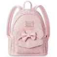 thumbnail image 1 of Disney Parks Loungefly Millennial Pink Minnie Mouse Sequin Backpack, 1 of 3