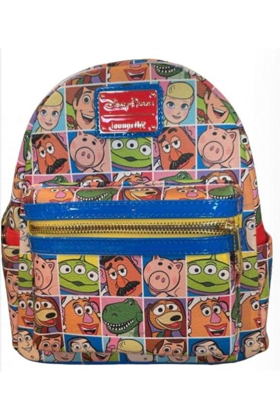 Parks Loungefly Mini Backpack Toy Story Character Squares