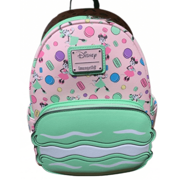 Disney Parks Loungefly Women's Backpack Macarons Pattern, Multicolor