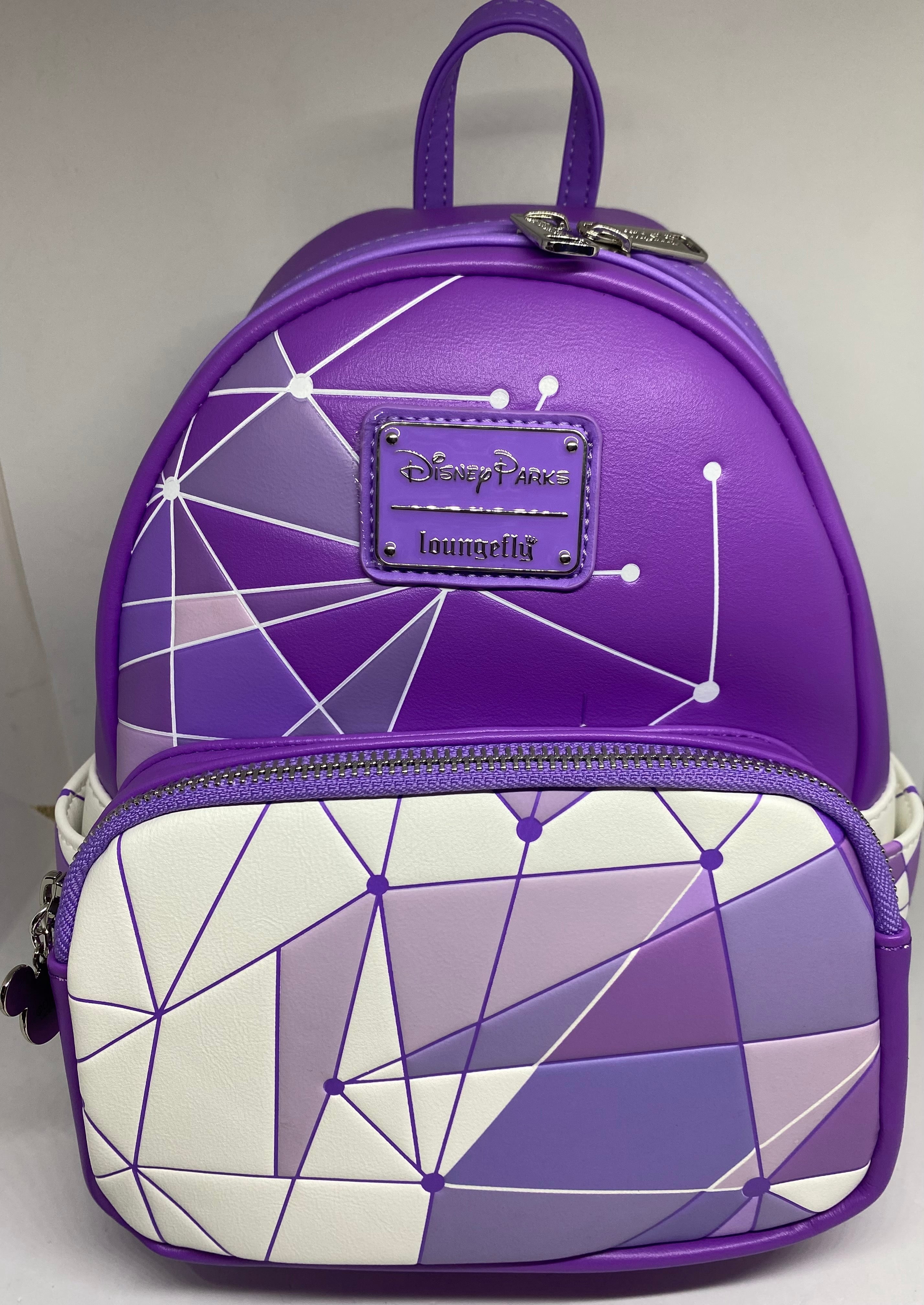 Disney Parks Magic Kingdom Purple Wall Mini Backpack New  display picture 3