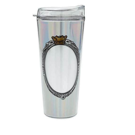 Disney Parks Magic Mirror Metallic Travel Tumbler New