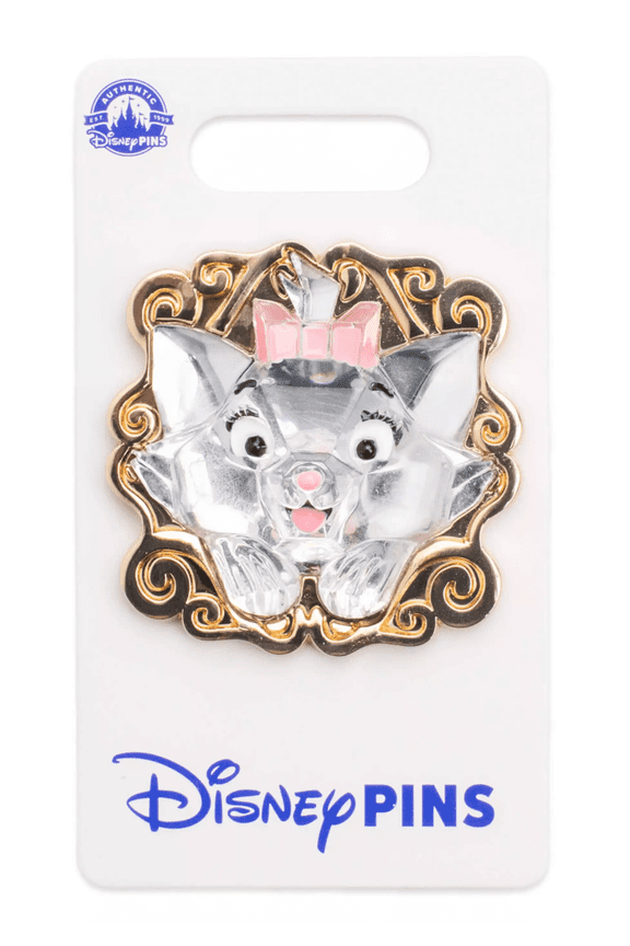 Parks Marie Sculpted Acrylic Pin, The Aristocats New With Card