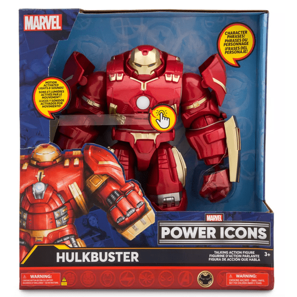 Disney Power Icons Hulkbuster Action Figure, 28cm x 36cm